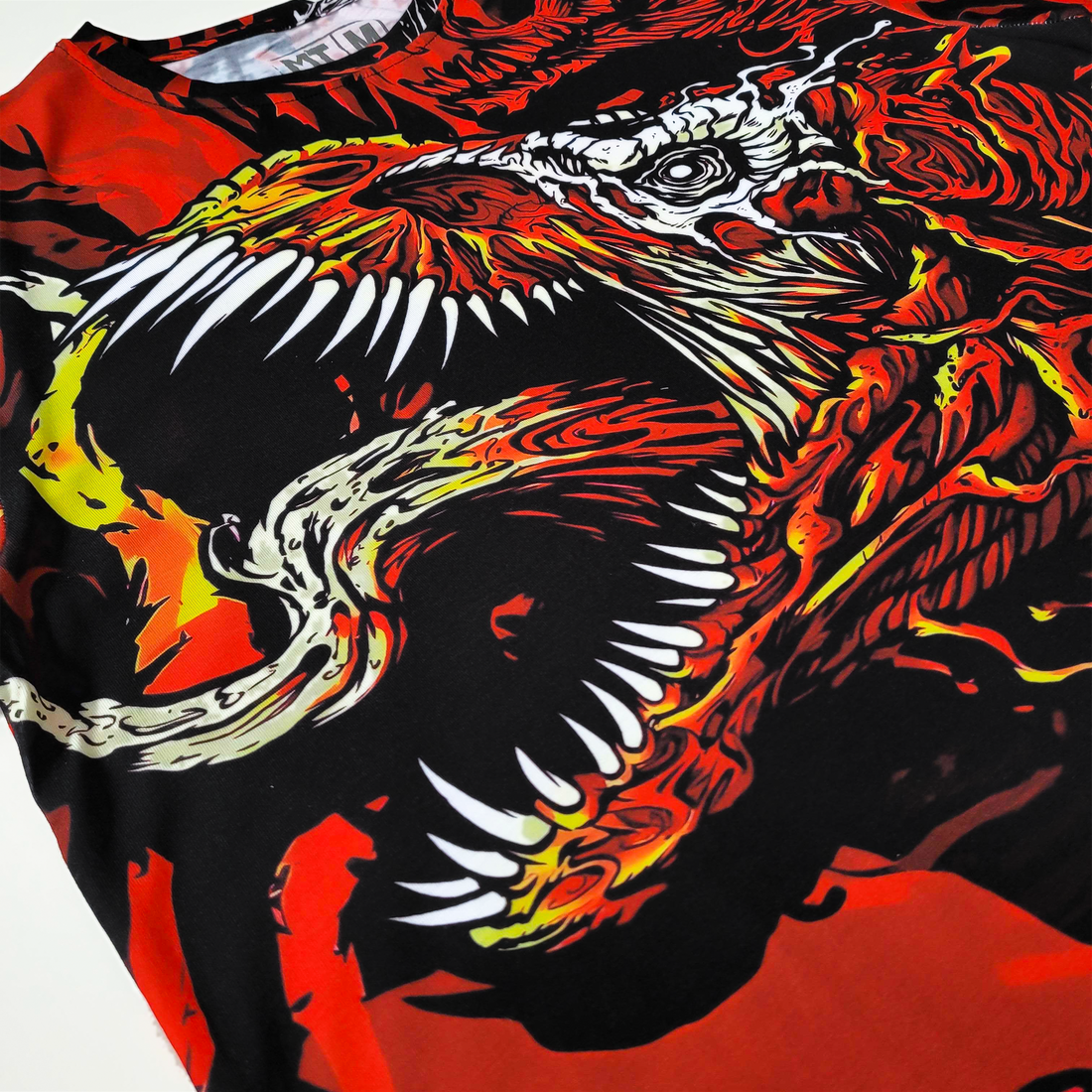 Midnight Tyrannosaurus - Metamorphosis All Over Tee (Red)