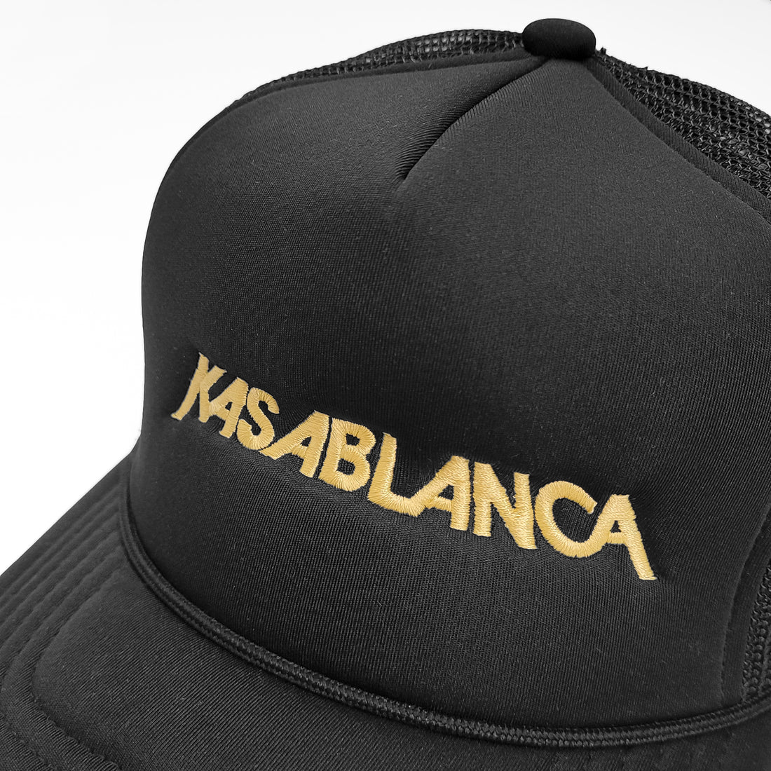 Kasablanca - Gold Logo Trucker hat