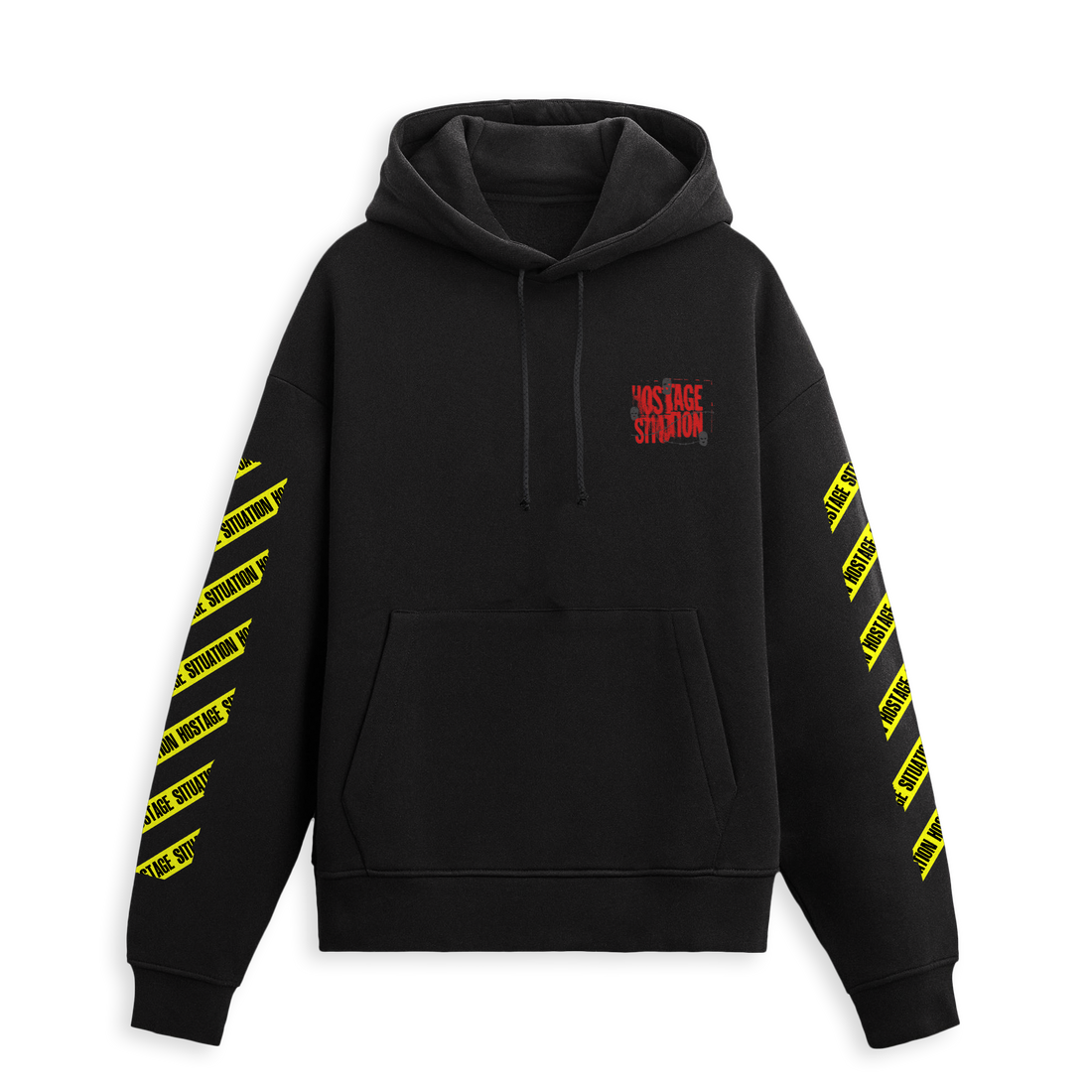 HOSTAGE SITUATION - CAUTION TAPE HOODIE