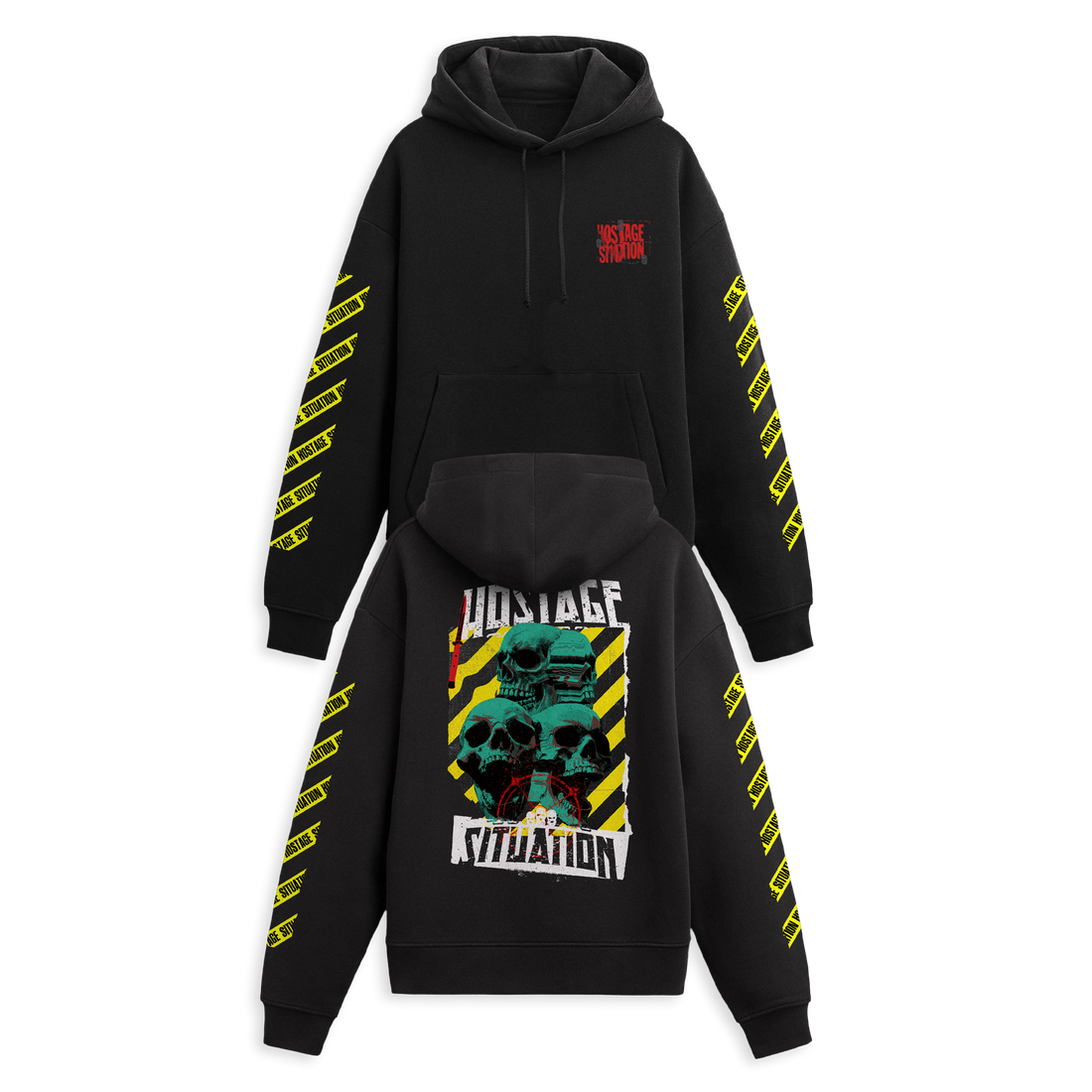 HOSTAGE SITUATION - CAUTION TAPE HOODIE