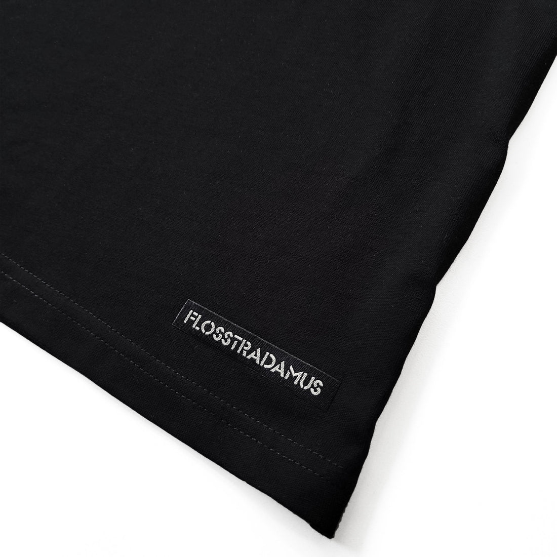 Flosstradamus - Sand Logo Black Crop Tee