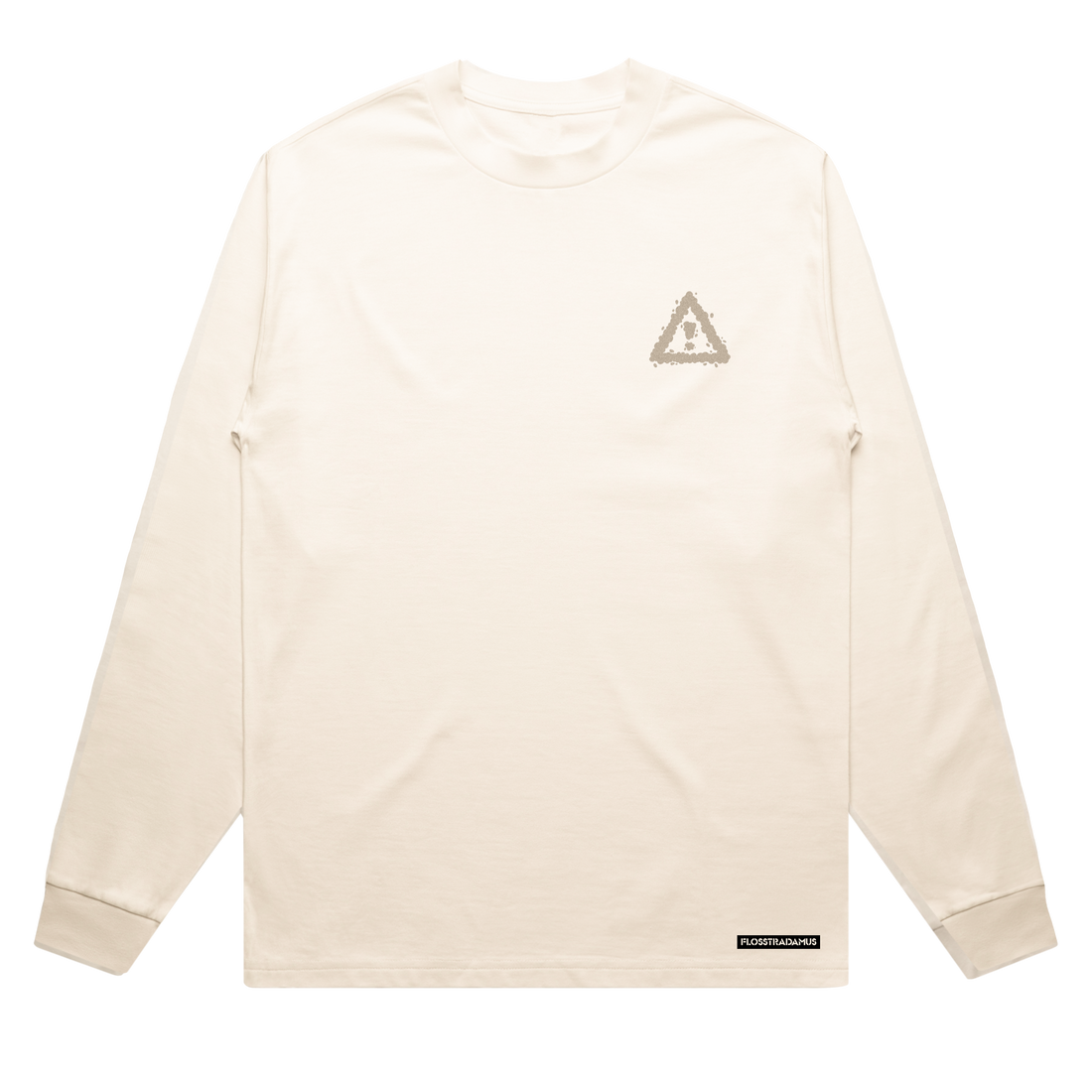 Flosstradamus  - Sand Logo Ecru Long Sleeve