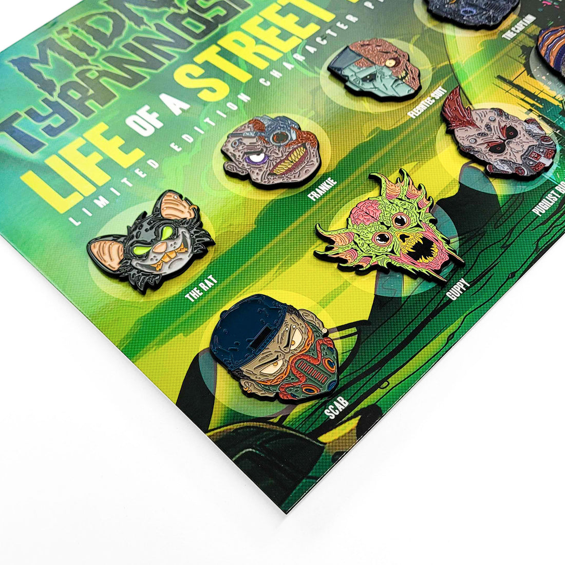 Midnight Tyrannosaurus - Life of a Street Rat Pin Set