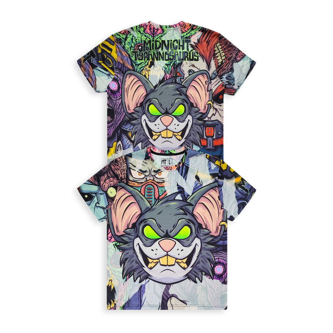Midnight Tyrannosaurus - Life of A Street Rat - All Over Tee