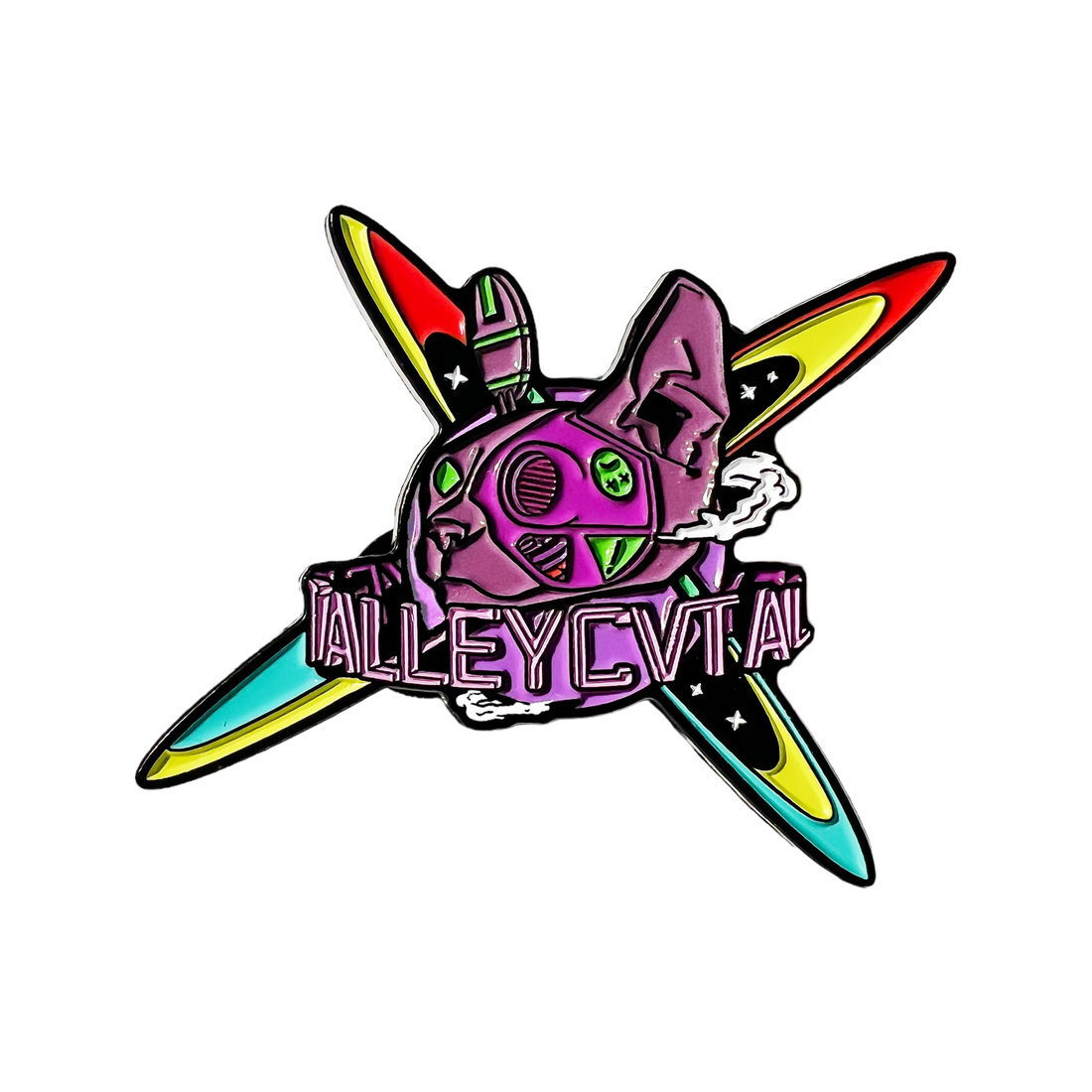 ALLEYCVT - Planet Supersonic Lapel Pin