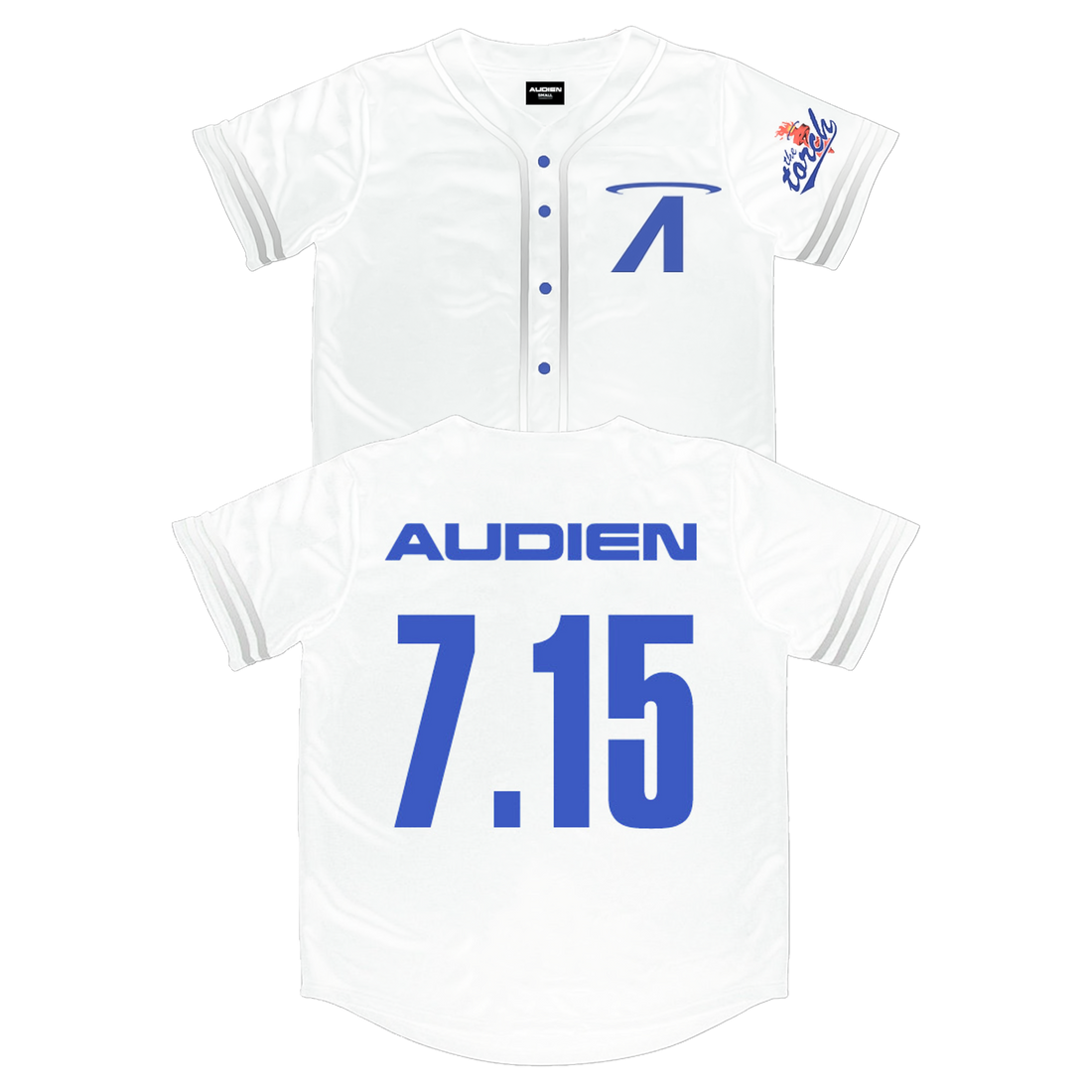 Audien - The Torch Baseball Jersey - White