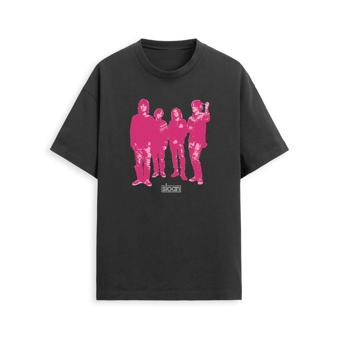 Sloan - Smeared Band - Black Tee
