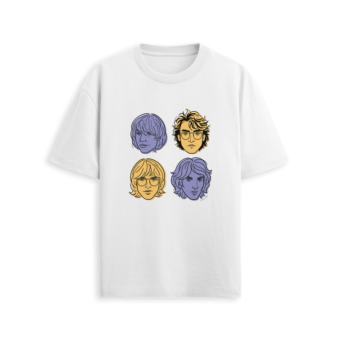 Sloan - Smeared Era Portrait Shirt - Design by Elaine Hsu