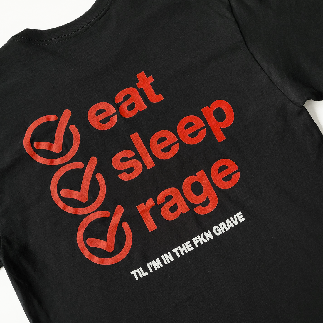 Ray Volpe - Eat Sleep Rage - Black Tee