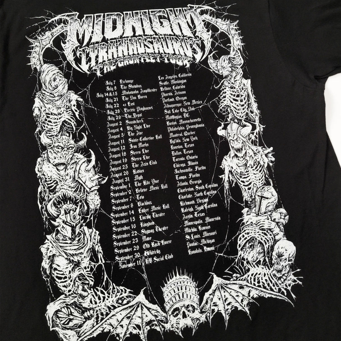 Midnight T - The Gauntlet Tour Tee