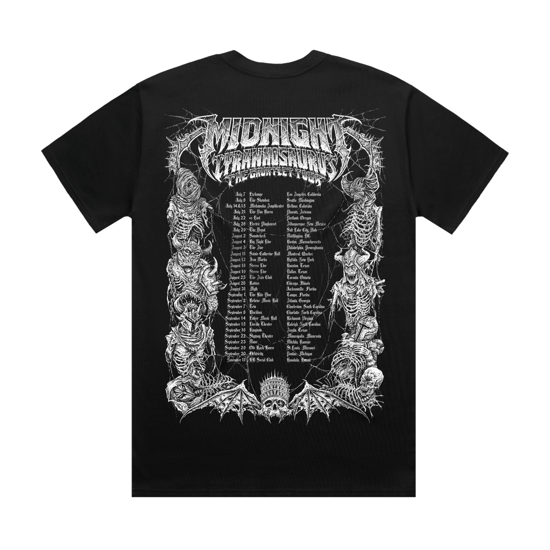 Midnight T - The Gauntlet Tour Tee