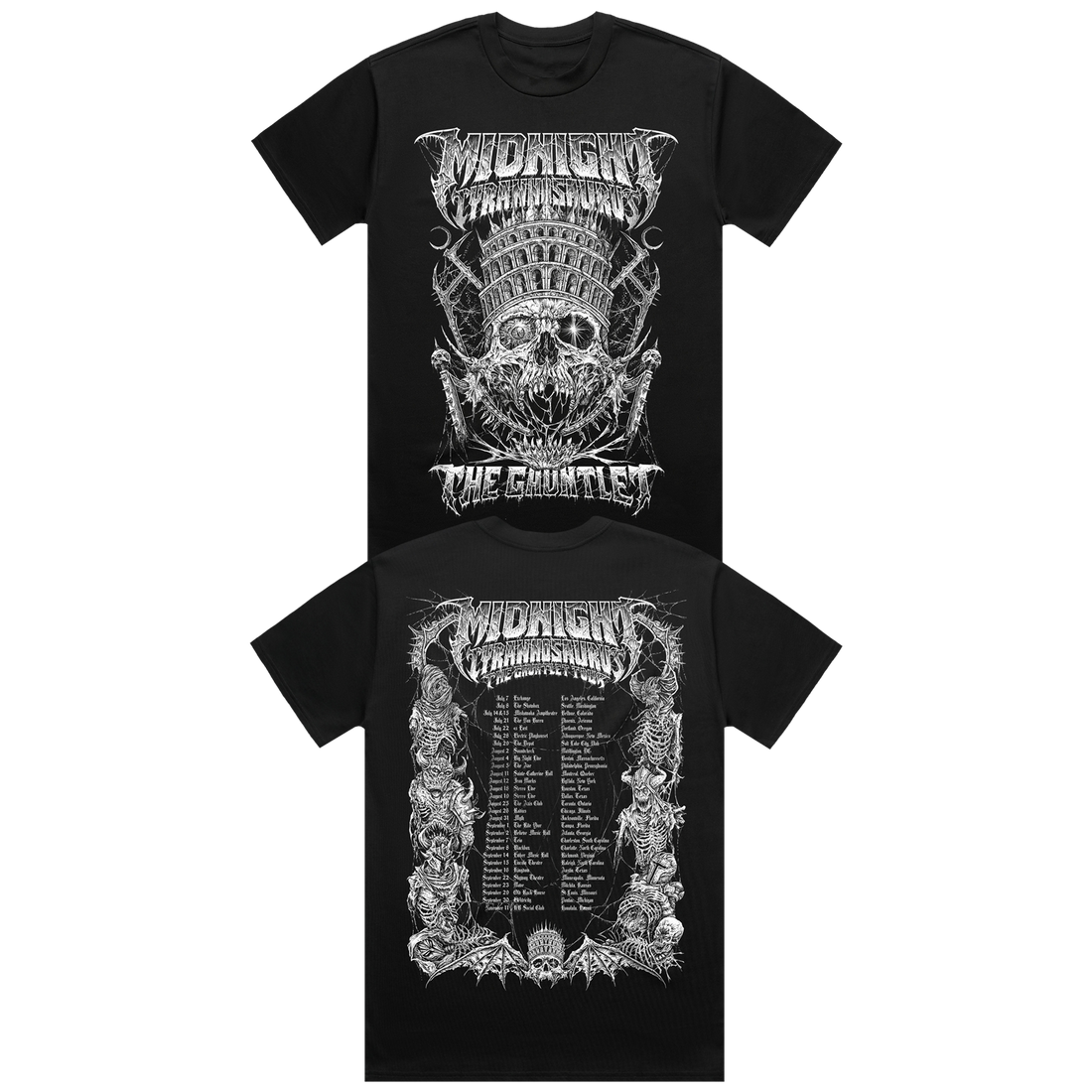 Midnight T - The Gauntlet Tour Tee