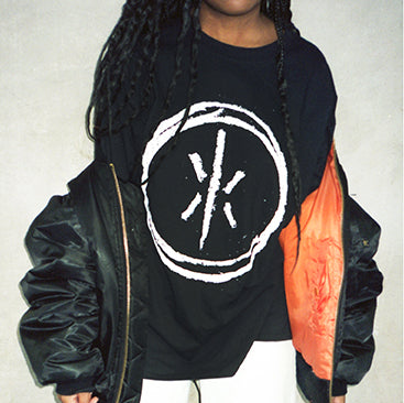 KEYS N KRATES -Chalk Logo- Black Tee