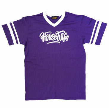 HOUSEWIFE All Day Tee - Purple / White
