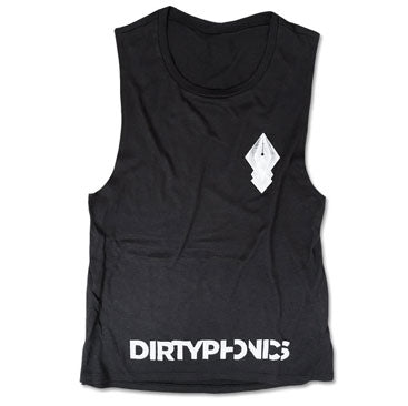 Dirtyphonics -Logo- Ladies Super Soft Muscle Tee