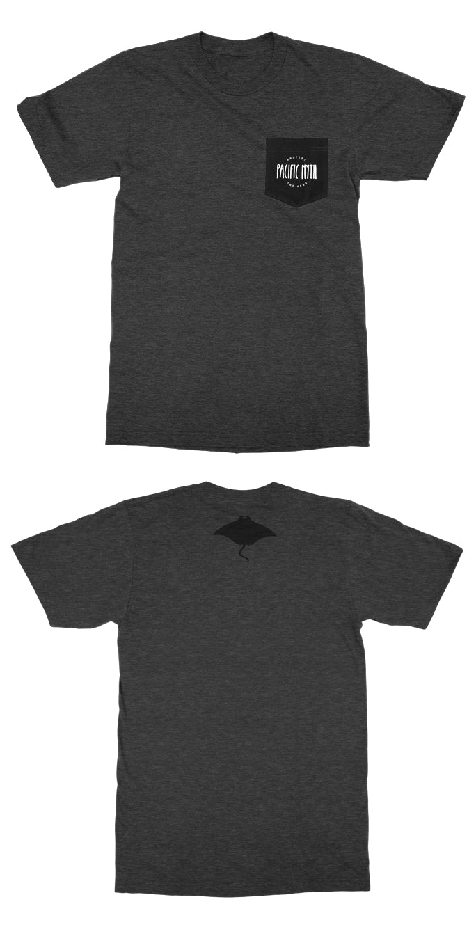 PROTEST THE HERO - Pacific Myth - Charcoal Gray Pocket Tee
