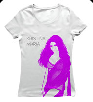 KRISTINA MARIA -Tell The World- Girls T-Shirt - White