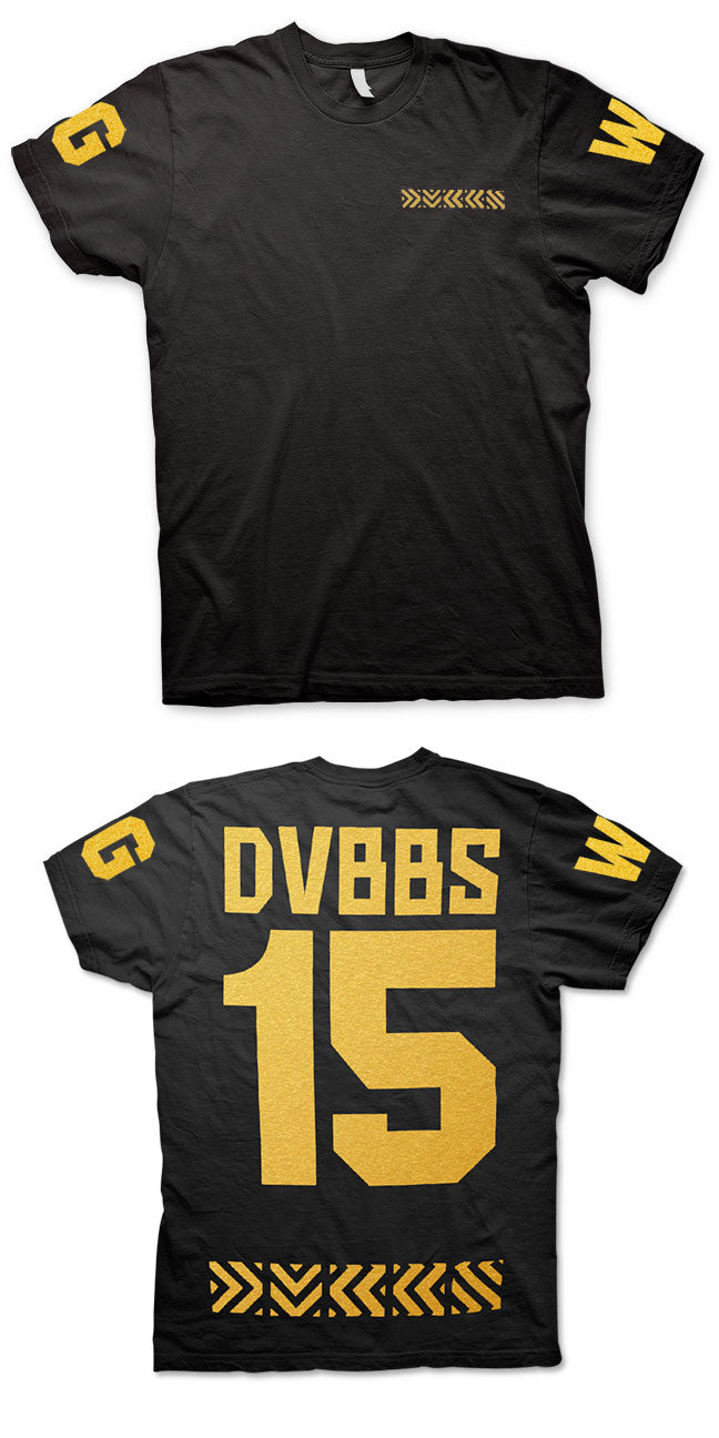 DVBBS - WG 15 - Limited Edition Gold Print Tee