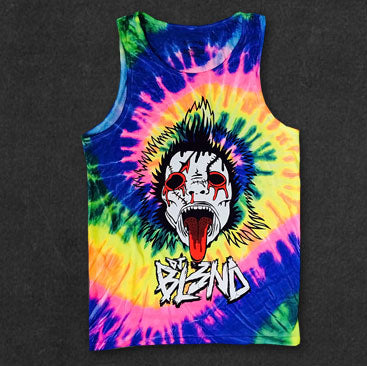 DJ BL3ND -Mask- Tie Dye Tank Top