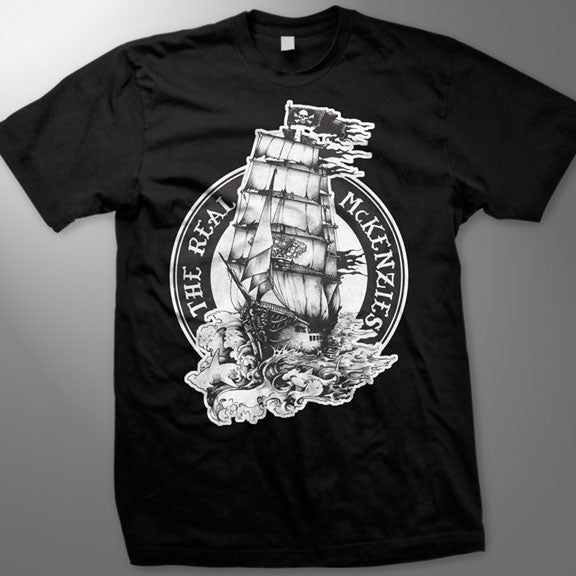 THE REAL MCKENZIES -Ship- Guys T-Shirt - Black
