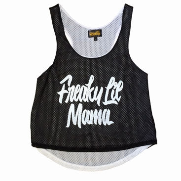 HOUSEWIFE Freaky Lil Mesh Tank Top - Black