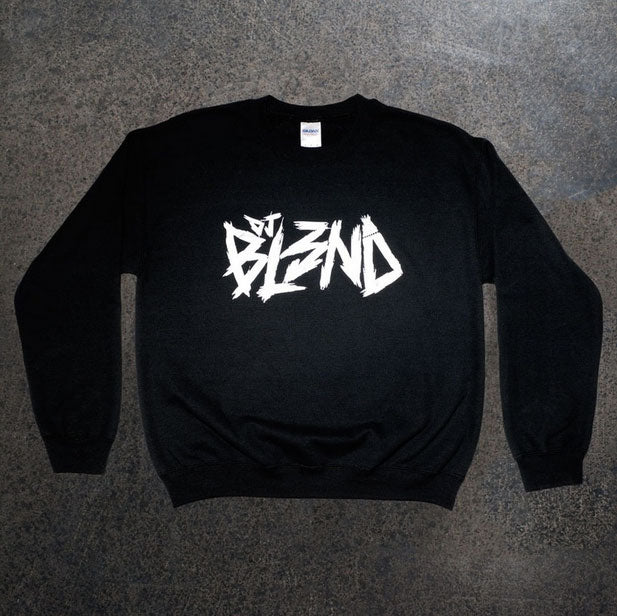 DJ BL3ND -Logo- Black Crew Sweatshirt