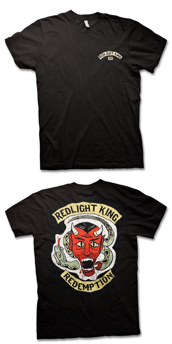 REDLIGHT KING -Redemption- T-Shirt - Black