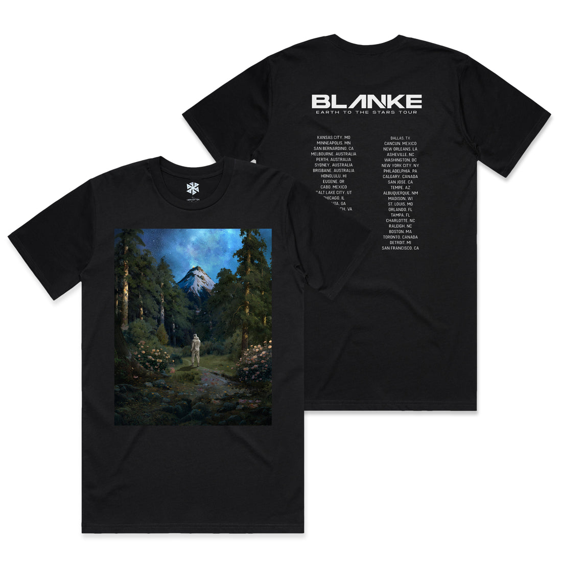 Blanke - Earth To The Stars - Tour Tee