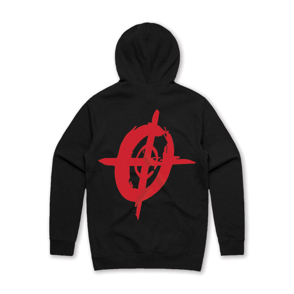 CODD DUBZ - Target Dubz - Black Pullover Hoodie