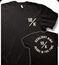 REDLIGHT KING -18/K T-Shirt - Black