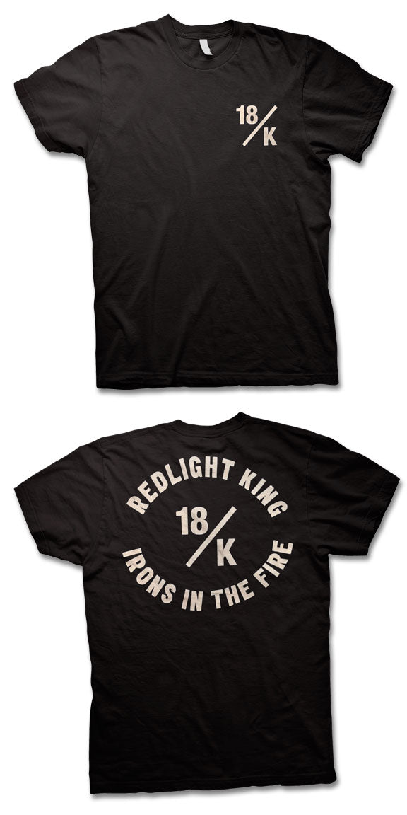 REDLIGHT KING -18/K T-Shirt - Black