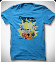 KILL SHAKESPEARE Justice League of Shakespeare T-Shirt - Turquoise