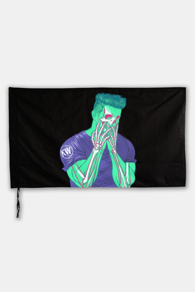 KAI WACHI - Skull Logo Flag