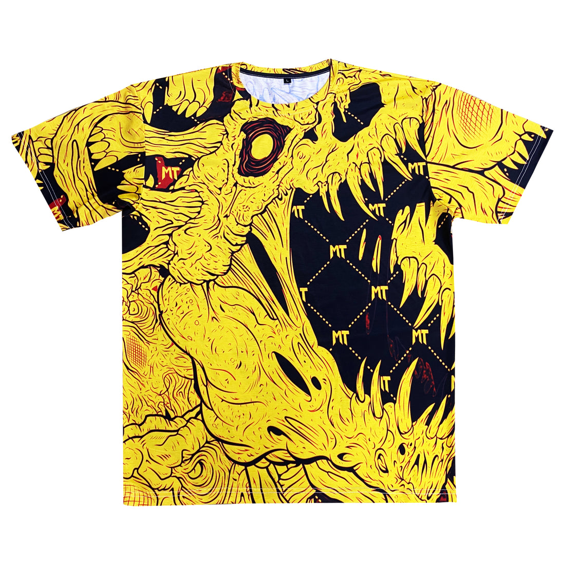 Midnight Tyrannosaurus - Alloversaurus - Tee
