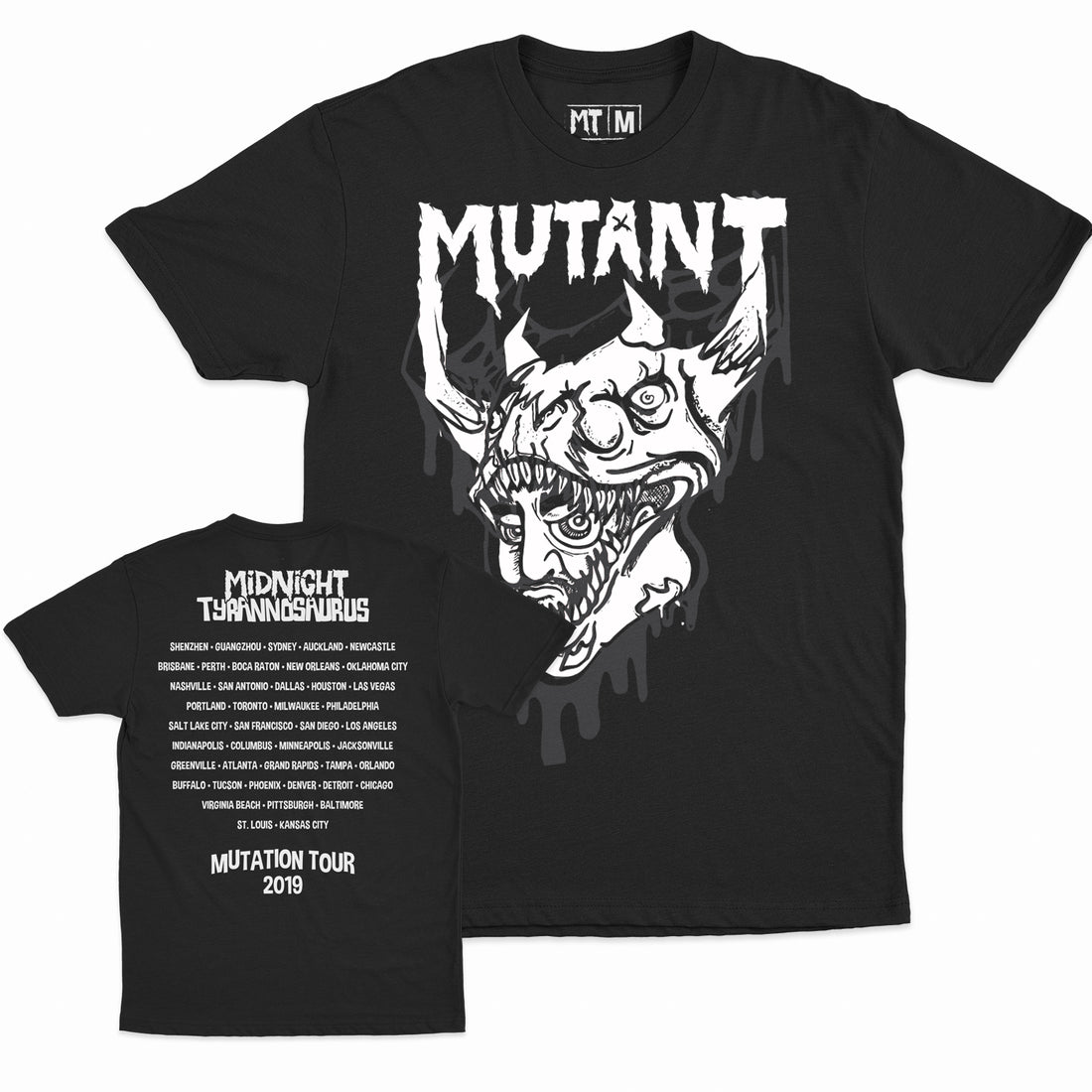 Midnight Tyrannosaurus - Mutation Tour 2019 - Unisex Tee