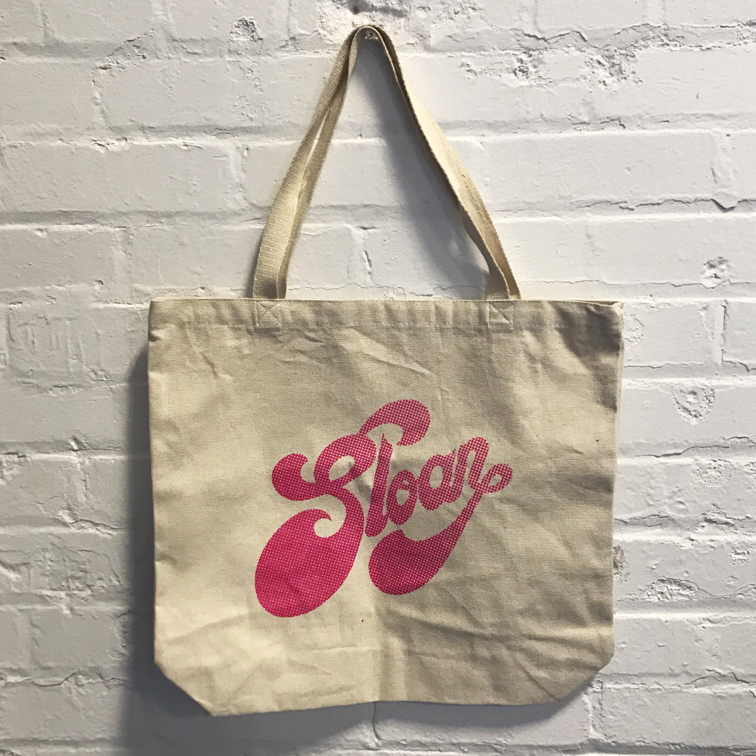 SLOAN - Script Logo - Natural Tote Bag