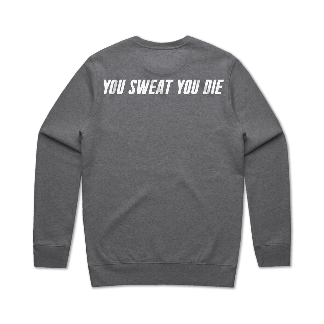 Survivorman - You Sweat You Die - Crew Sweatshirt - Heather Charcoal
