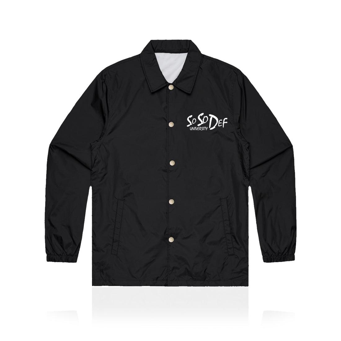 So So Def - 1993 Street Team Jacket - Black