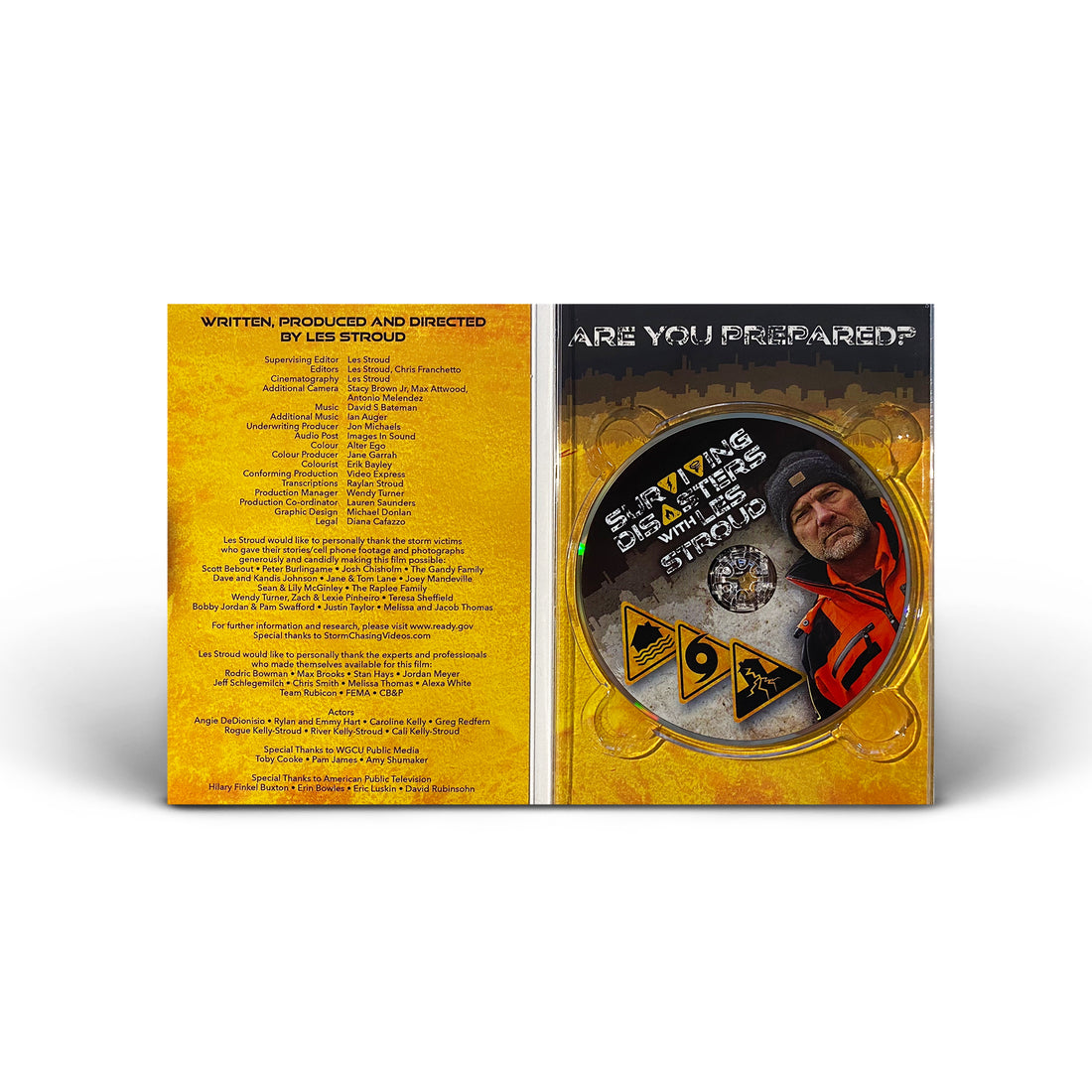 Survivorman - Surviving Disasters w/ Les Stroud - DVD + Booklet Bundle