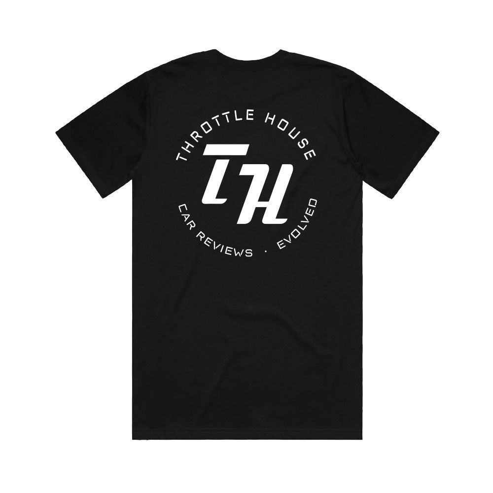 Throttle House - Car Reviews. Evolved. - Black Unisex Tee