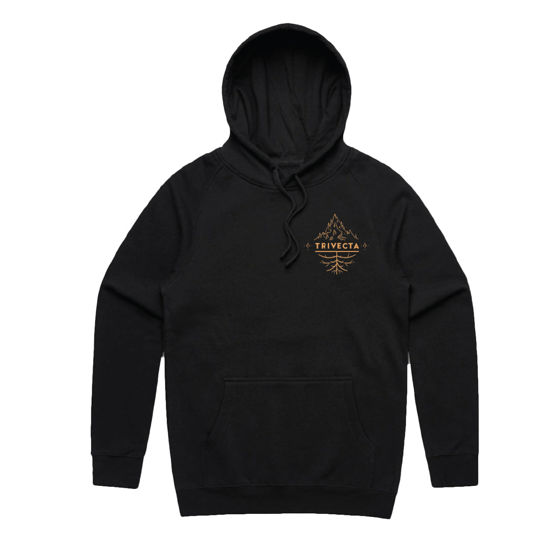 Trivecta - Wolf - Black Pullover Hoodie