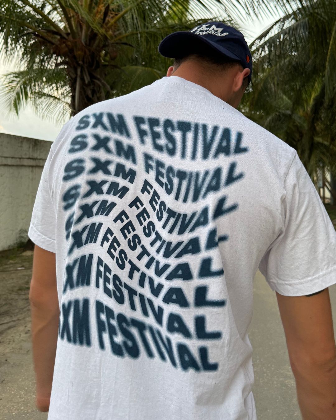 SXM MUSIC FESTIVAL - WHITE WARP TEE