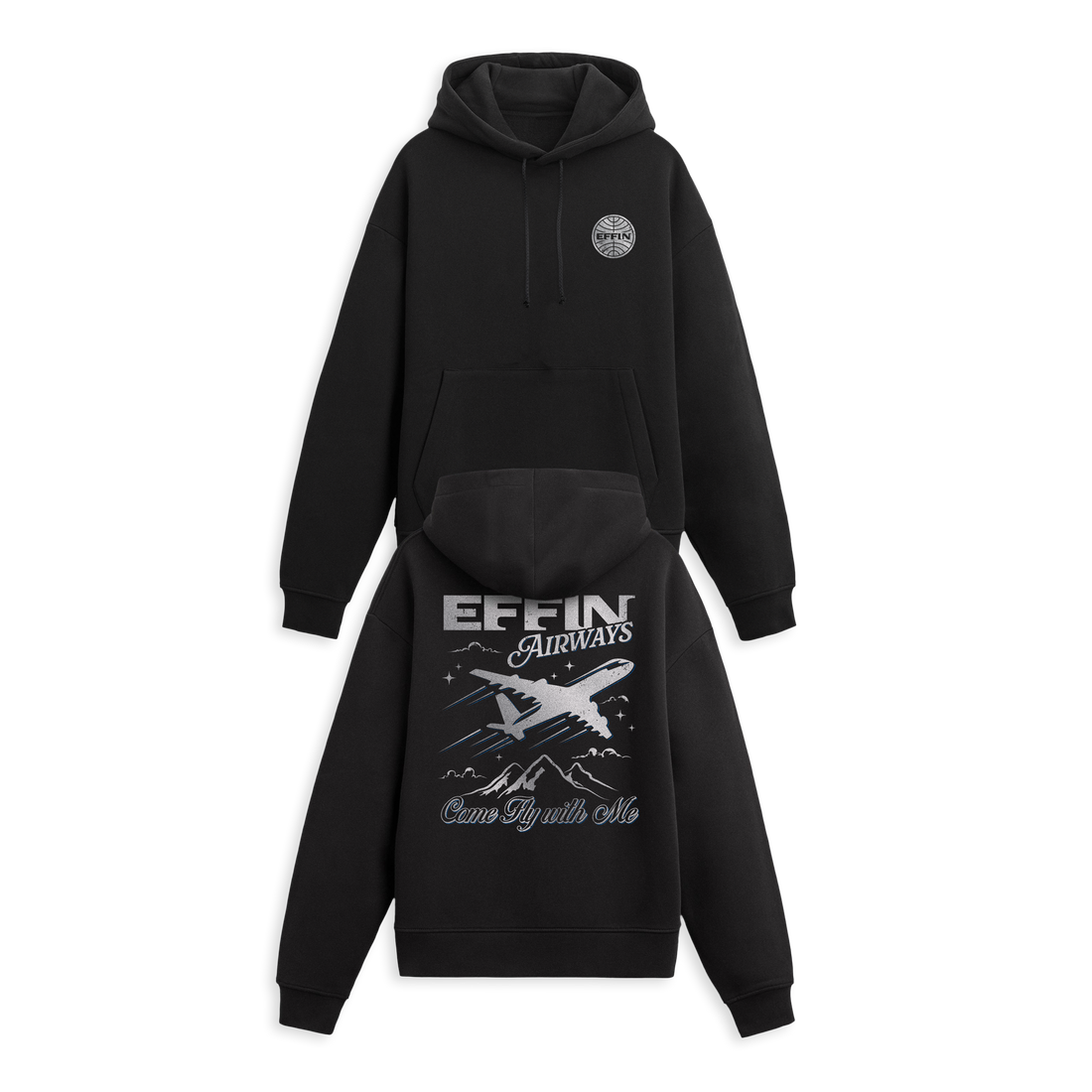 Effin Airways Hoodie - Black