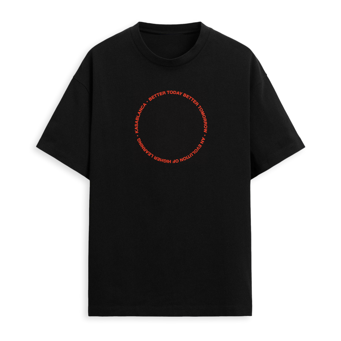 Kasablanca - Better Today, Better Tomorrow Tee - Black