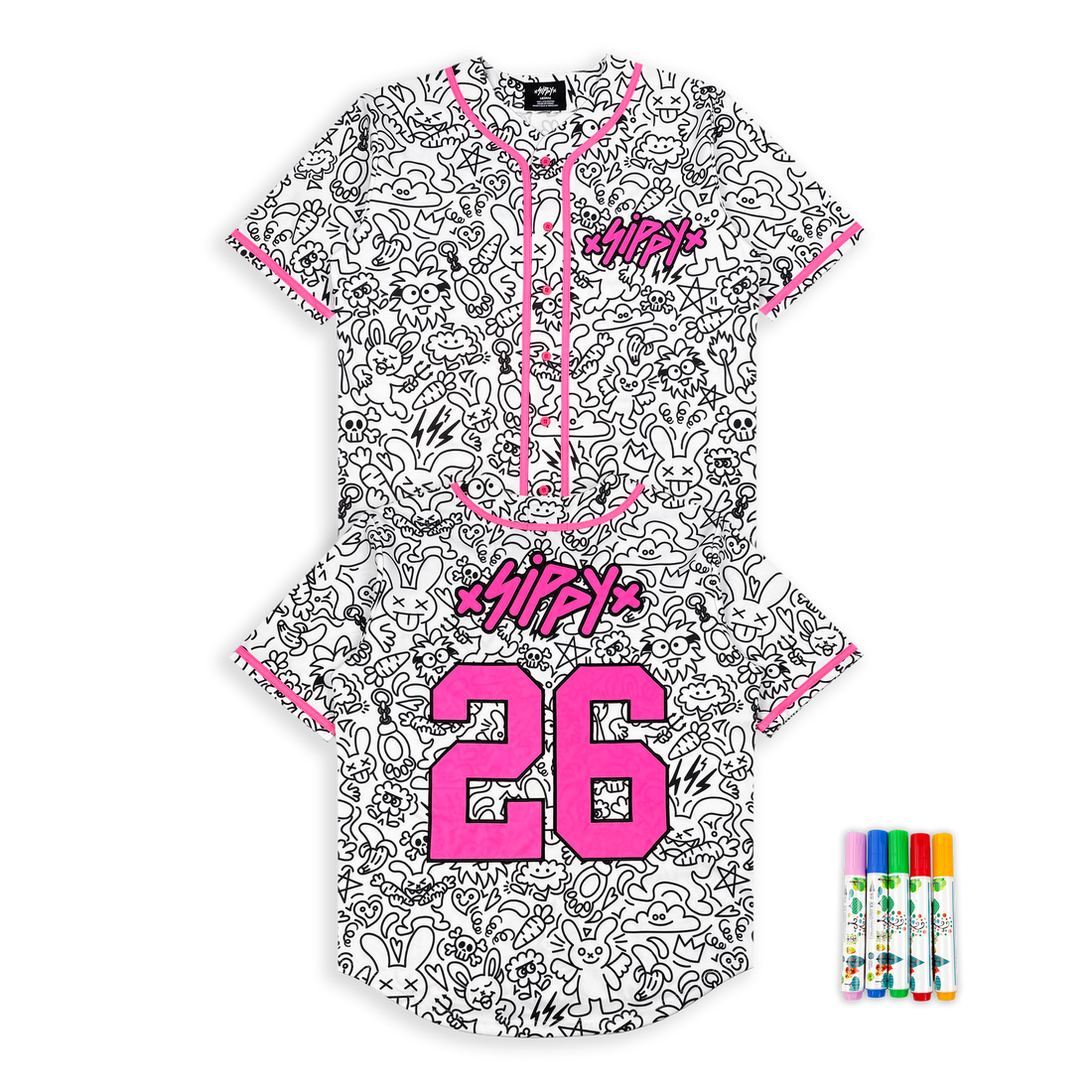 Sippy - Coloring Book Baseball Jersey