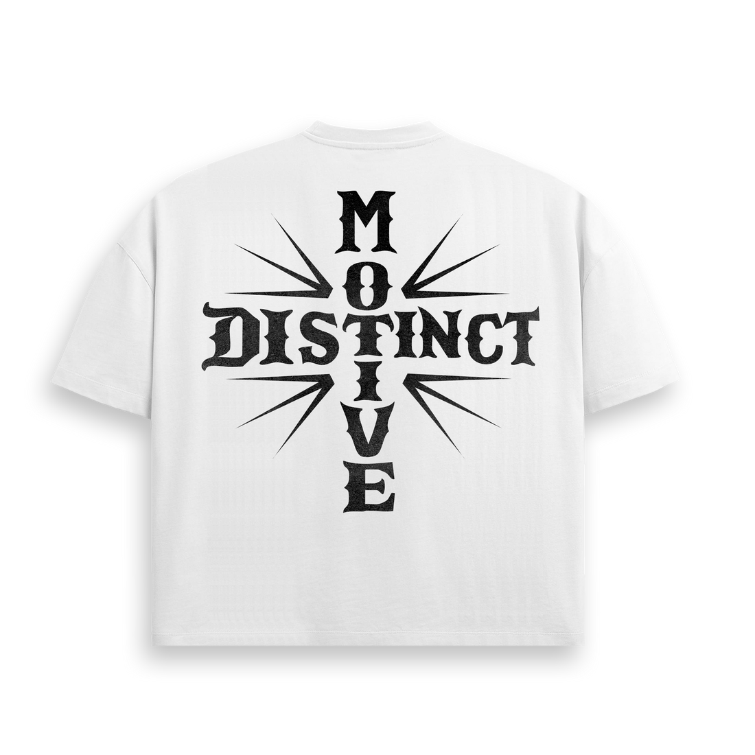 DISTINCT MOTIVE - CROSS TEE - WHITE