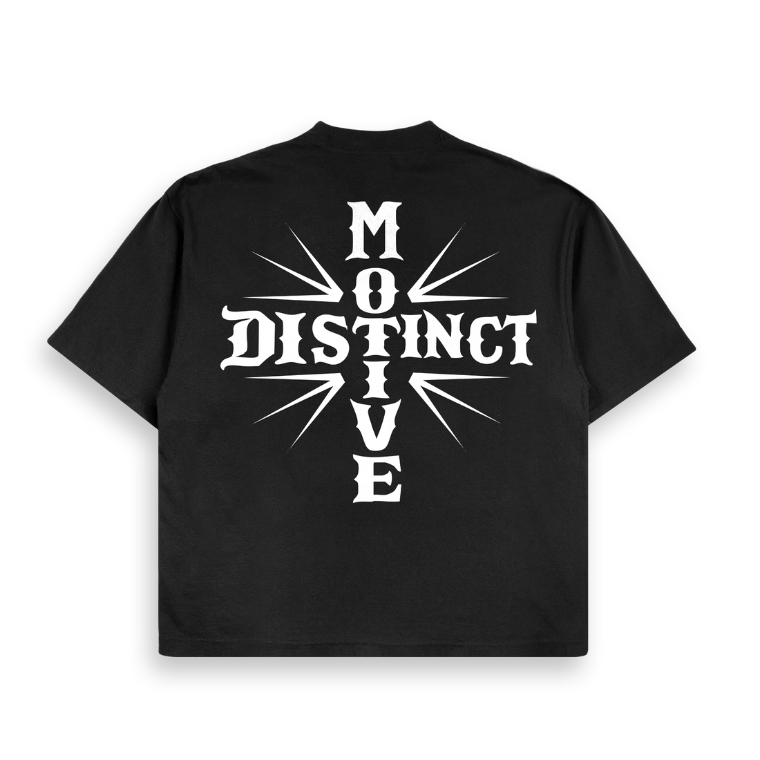 DISTINCT MOTIVE - CROSS TEE - BLACK (limited time pre order)