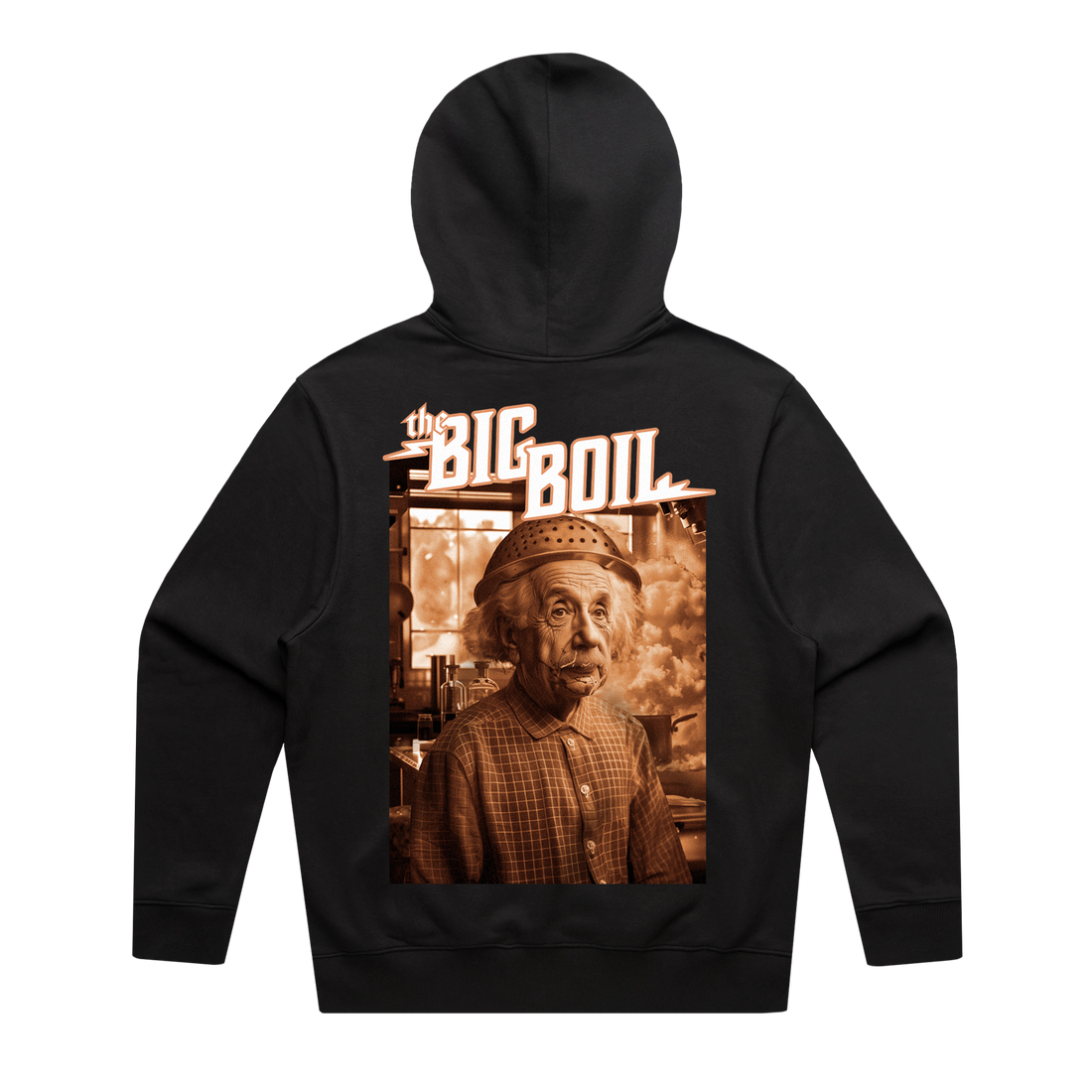 Spag Heddy - E=mColander - Black Pullover Hoodie