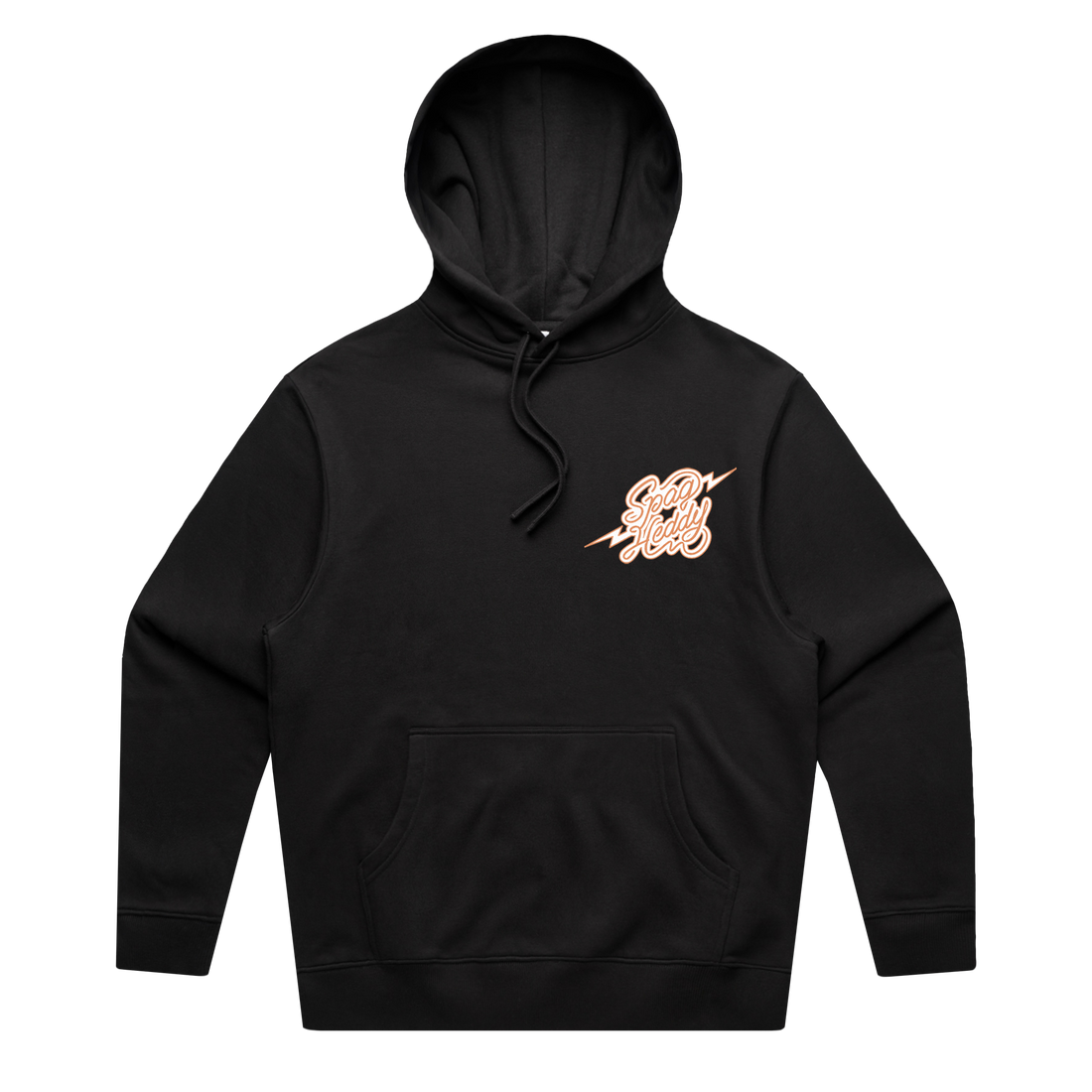 Spag Heddy - E=mColander - Black Pullover Hoodie