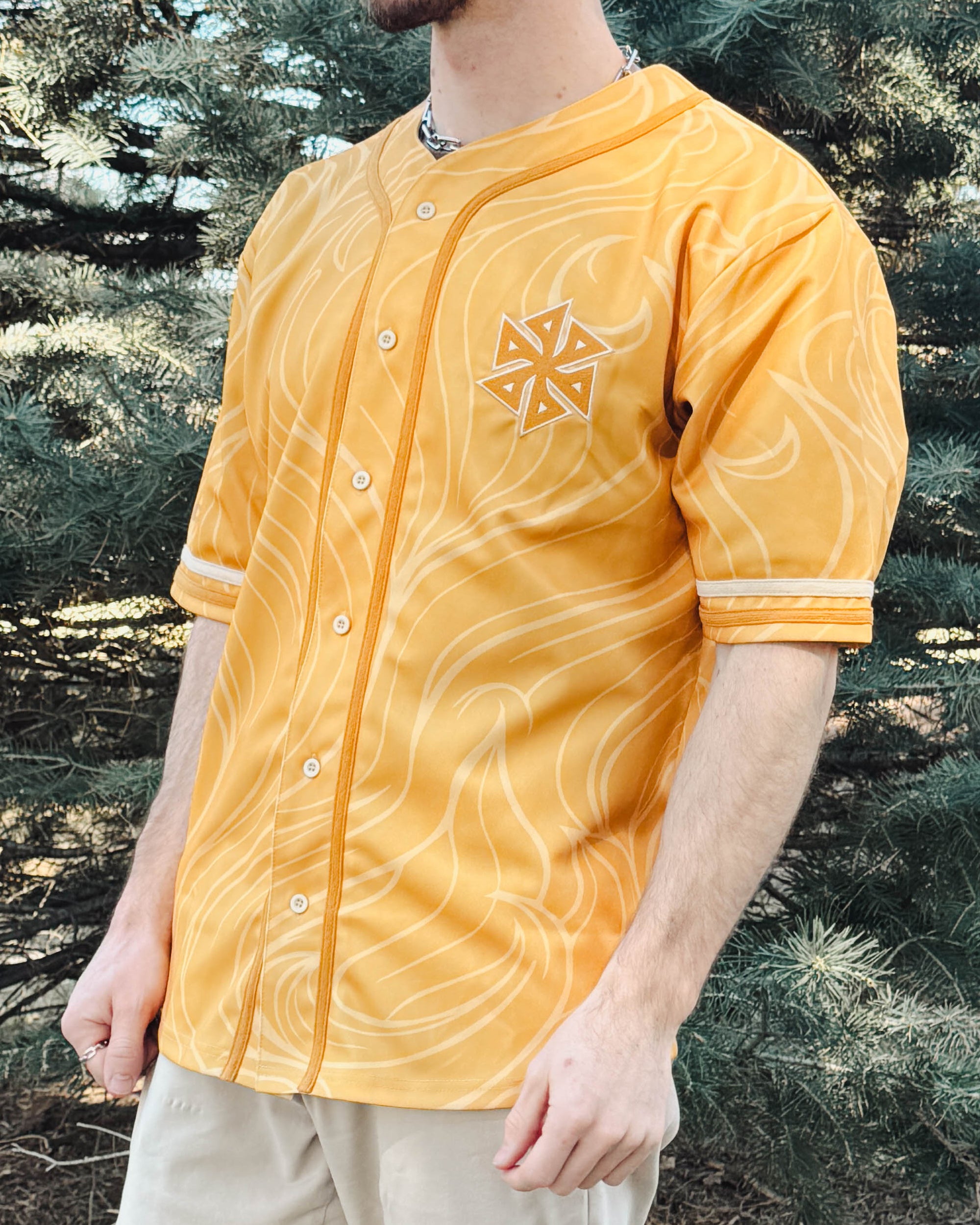 BLANKE - FIRE BASEBALL JERSEY – KT8 Merch Co